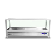RTC-4W(Table) free-standing commercial electric bain marie station with detachable brackets and 1/1 GN pans