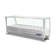 RTC-4W(Table) free-standing commercial electric bain marie station with detachable brackets and 1/1 GN pans
