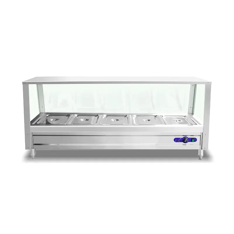 RTC-3W(Table) free-standing commercial electric bain marie station with four 1/1 GN pans