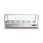 RTC-3W(Table) free-standing commercial electric bain marie station with four 1/1 GN pans
