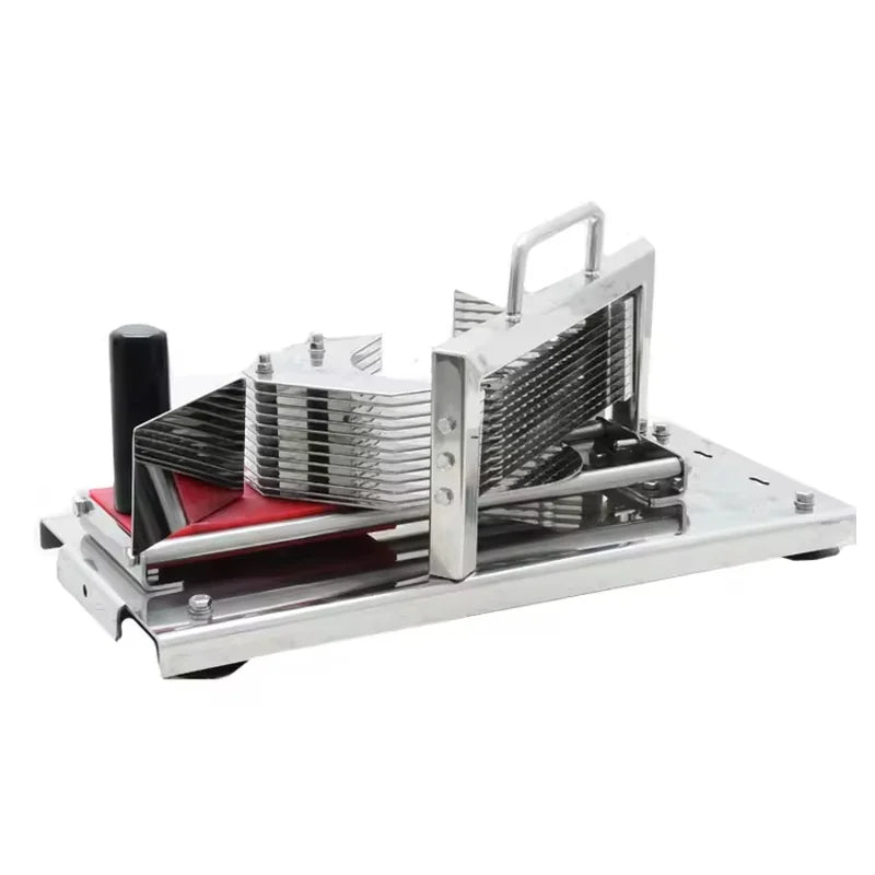 HT-5.5 manual 12-blade commercial tomato slicer, stainless steel