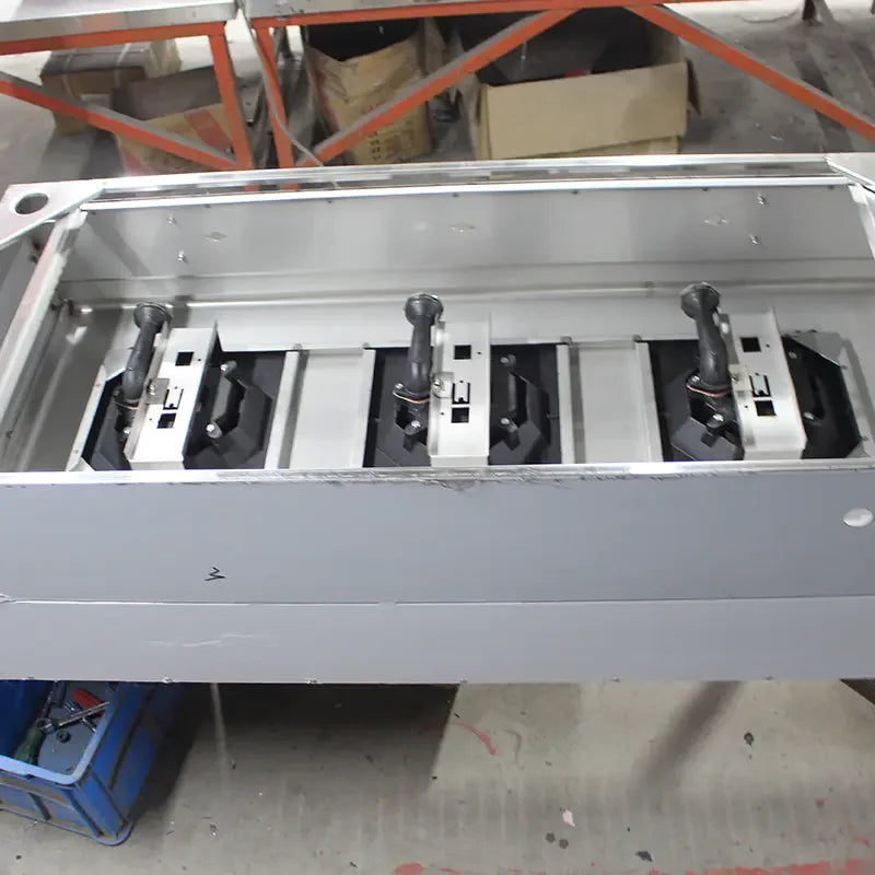 GZL-3W 3-burner floor-standing commercial stainless steel gas range