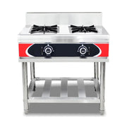 GZL-4W floor-standing commercial stainless steel gas range