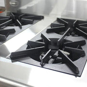 GZL-4W floor-standing commercial stainless steel gas range