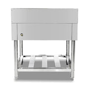 GZL-4W floor-standing commercial stainless steel gas range