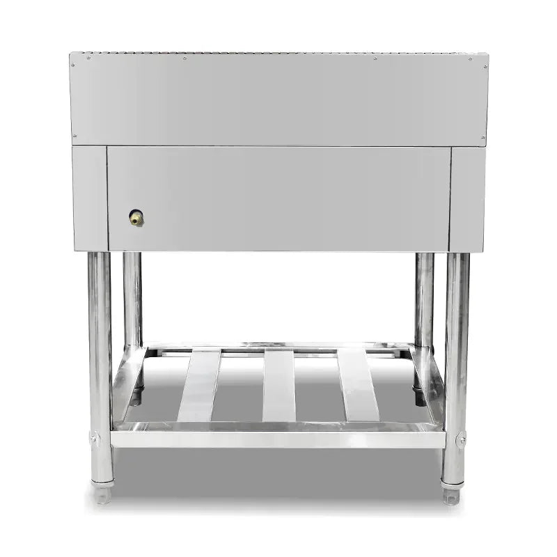 GZL-4W floor-standing commercial stainless steel gas range