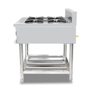 GZL-4W floor-standing commercial stainless steel gas range