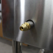 GZL-4W floor-standing commercial stainless steel gas range