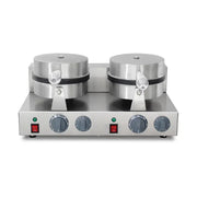 CHZ-2 commercial double-plate electric waffle maker stainless steel