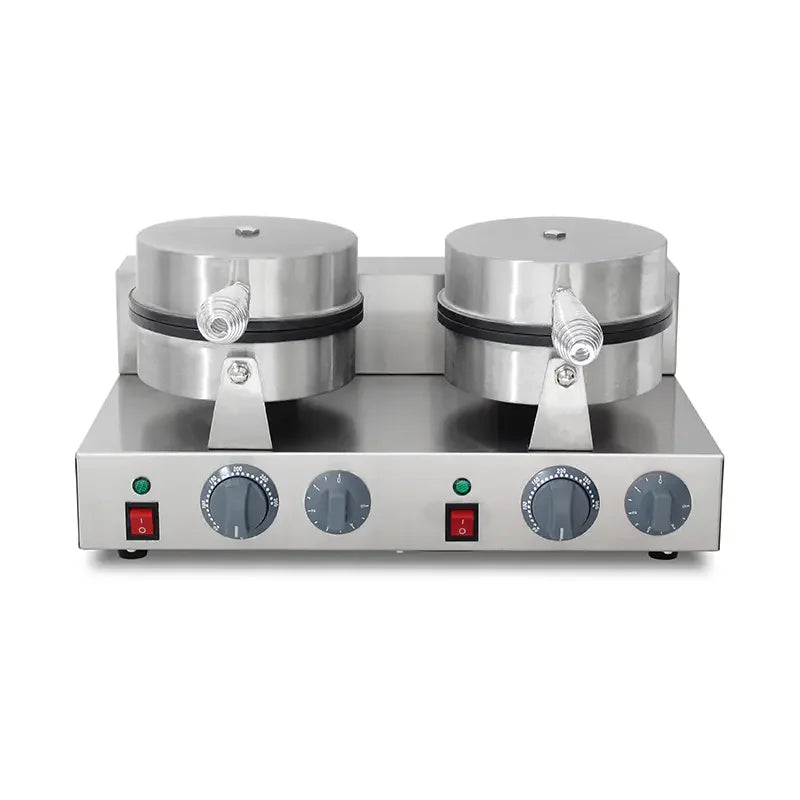 CHZ-2 commercial double-plate electric waffle maker stainless steel